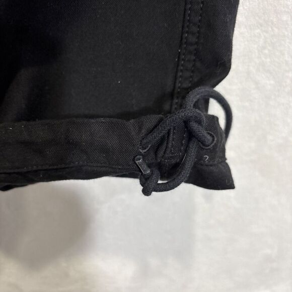 Aritzia TNA Supply Cargo Pants Adjustable Waist Women's Size Medium Black - Picture 11 of 15